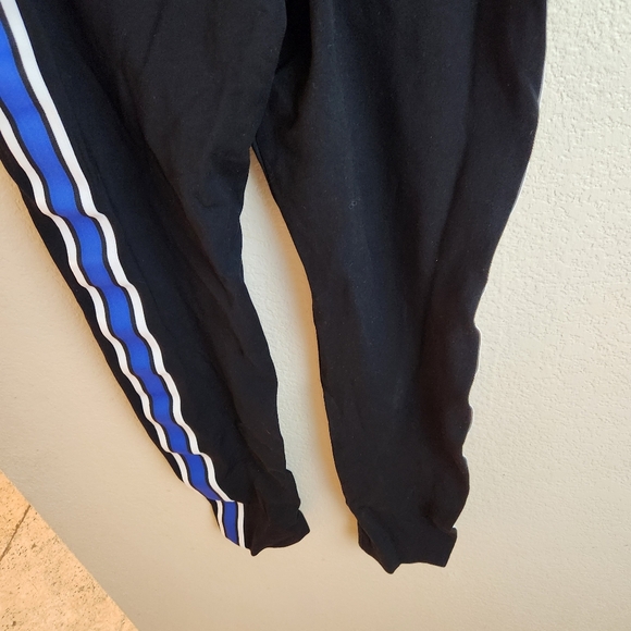 Express Mid Rise Side Blue Stripe Skinny Pants 6R - Picture 9 of 10